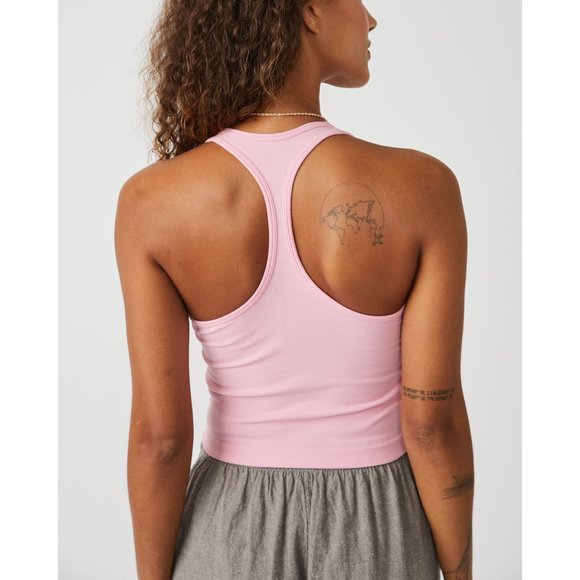FREE PEOPLE Hayley Racerback Brami / Blossom - Picture 2 of 5